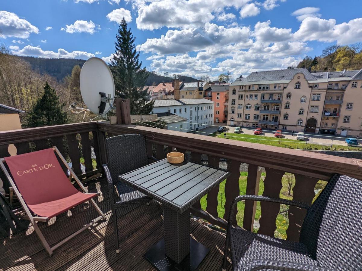 Urlaubstraum Mit Pool, Terrasse & Fluss Im Garten - Ut Lejlighed Sebnitz Eksteriør billede